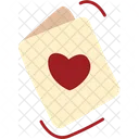 Greating Card Heart  Icon
