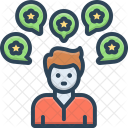 Greatly Icon - Download in Colored Outline Style
