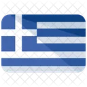 Grece Drapeau Pays Icône