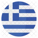 Grece Drapeau Pays Icône