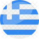 그리스 국기 국가 아이콘