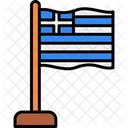 Greece Flag Greece Flag Icône