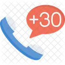 Greece Dial Code  Icon