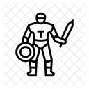 Greece Gladiator  Icon