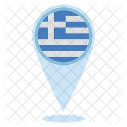 Greece Location Flag Icon