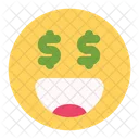 Greed Smiley Emoticon Icon