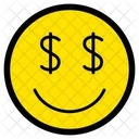 Greedy Money Smile Icon