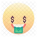 Greedy Emoji Smiley Icon
