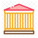 Greek Columns Building Icon