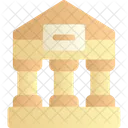 Greek Temple Architecture Icon