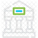Greek Temple Architecture Icon