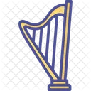 Greek Instrument Harp Heather Harp Icon