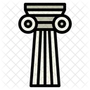 Greek Pillar Architecture Column Icon
