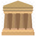 Greek Temple Building Temple Icon