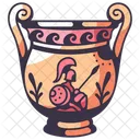 Vase Greek Design Icon
