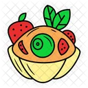 Greek yogurt fruit sticker  Icon