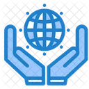 Green Protect Save The World Icon
