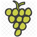 Green Grapes Fruit Icon