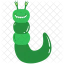 Green alien worm  Icon