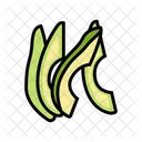 Green Avocado Slice  Icon