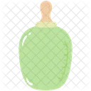 Green baby bottle  Icon