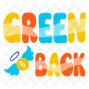 Green Back  Icon