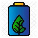 Energy Battery Leaf Icon