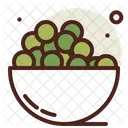 Green Beans Organic Healthy Icon