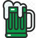 Green Beer Mug St Patrick Day Calendar Icon