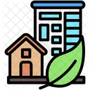 Architecture Sustainable Eco Friendly Icon