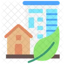 Architecture Sustainable Eco Friendly Icon
