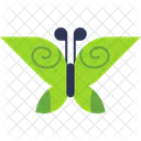 Green butterfly  Icon