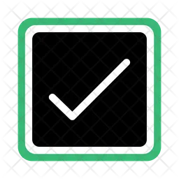 Green check mark button  Icon