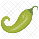 Green Chili Poblano Serrano Pepper Icon