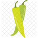 Green Chili Chili Chilli Icon