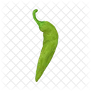 Green Chili Pepper Food Vegetable Icon