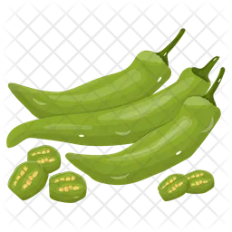 Green Chilies  Icon