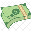 Green dollar money  Icon