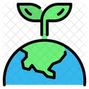 Green Earth World Icon