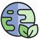 Green Earth Nature Ecology Icon