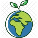 Green Earth Nature Eco Icon
