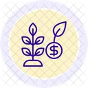 Green Economy Line Icon Icon