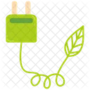 Green electric socket  Icon