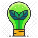 Green Electricity Light Icon
