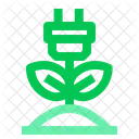 Green Ecology Electricity Icon