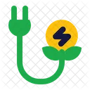Green Electricity  Icon