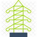 Green electricity tower  Icon