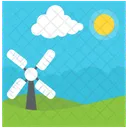 Green Energy Rural Icon