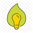 Green Energy Ecological Bulb Lightbulb Icon