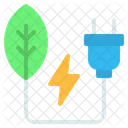 Green Energy Leaf Icon